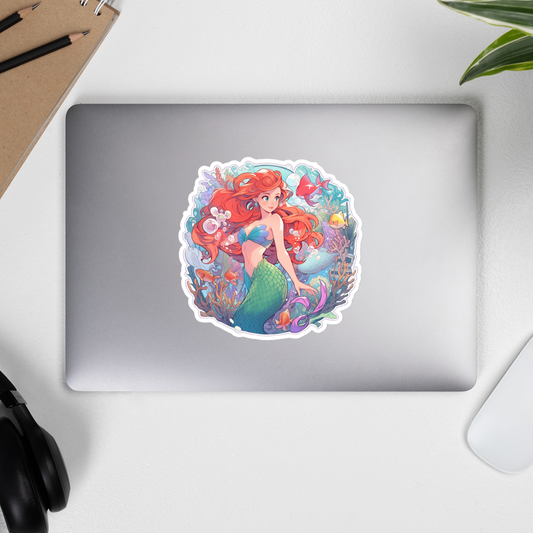 The Little Mermaid - Ariel - 5.5" Kiss-Cut Decal