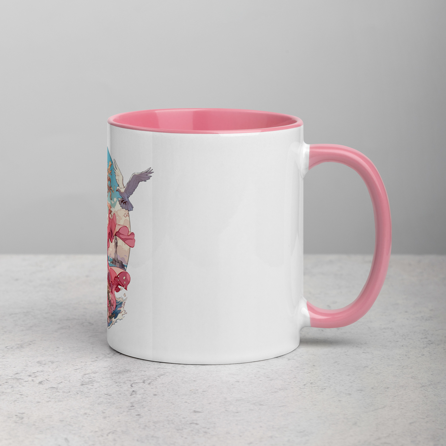 Aphrodite - Goddess of Love and Beauty - Rose Pink Sublimated Mug